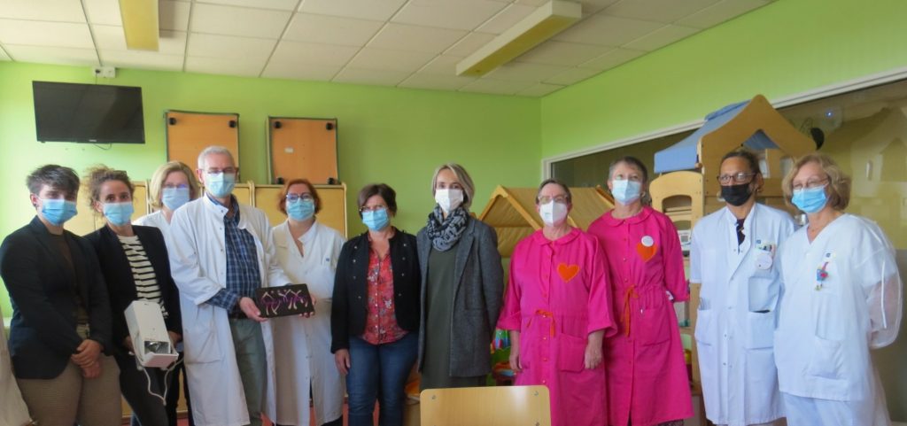 illuminate the rooms of the young patients in Nancy Hospital