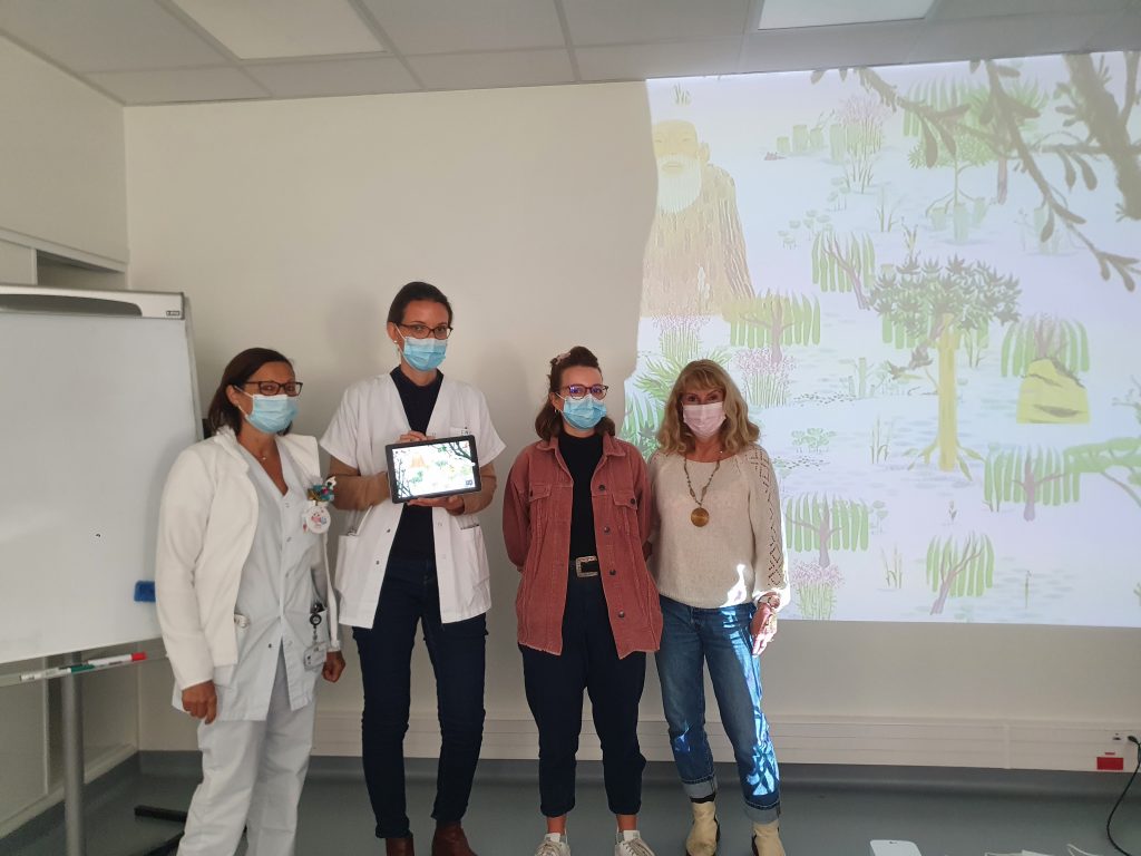 Dr Rachieru and Pr Podevin, the doctors on the pediatric ward, came up with the idea of a work based around animal and plant parks...